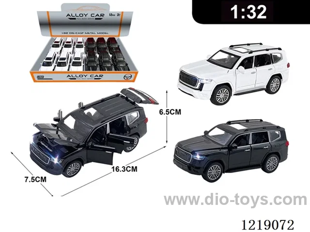 1:32 pull back alloy car W L/M included 3*AG13