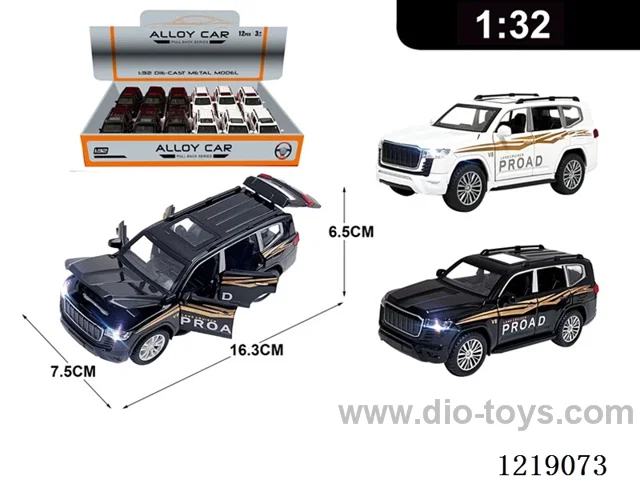 1:32 pull back alloy car W L/M included 3*AG13