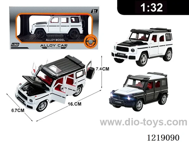 1:32 pull back alloy car W L/M included 3*AG13