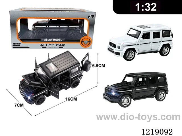 1:32 pull back alloy car W L/M included 3*AG13