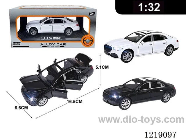 1:32 pull back alloy car W L/M included 3*AG13