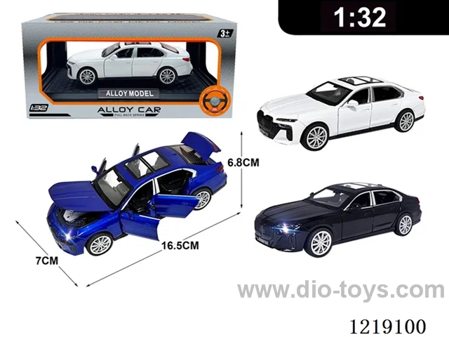 1:32 pull back alloy car W L/M included 3*AG13