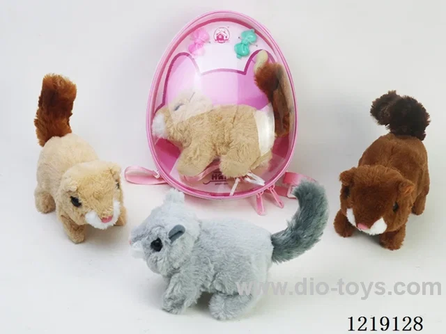 B/O Plush Squirrel Set (2*AA not included)