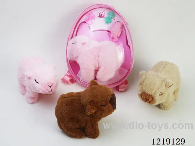 B/O Plush Capybara Set (2*AA not included)