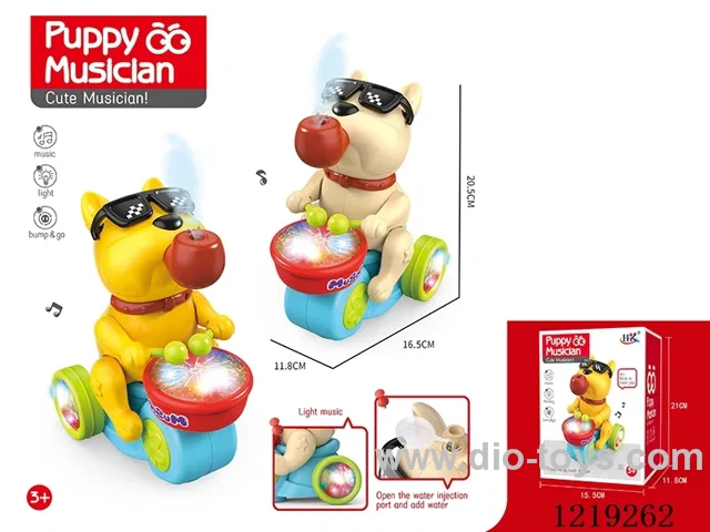 B/O universal toys W L/M/spray