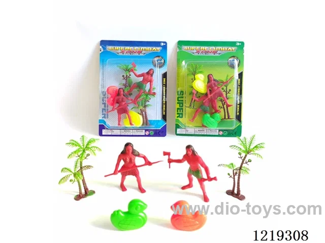 Caveman*2, Duck*2, Coconut Tree*2