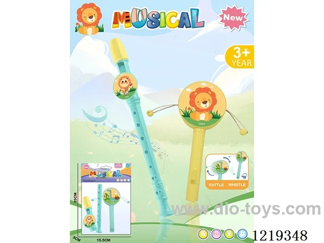 Rattle + Flute Instrumental Set