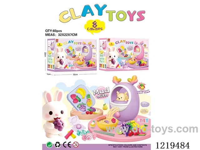 colored clay
