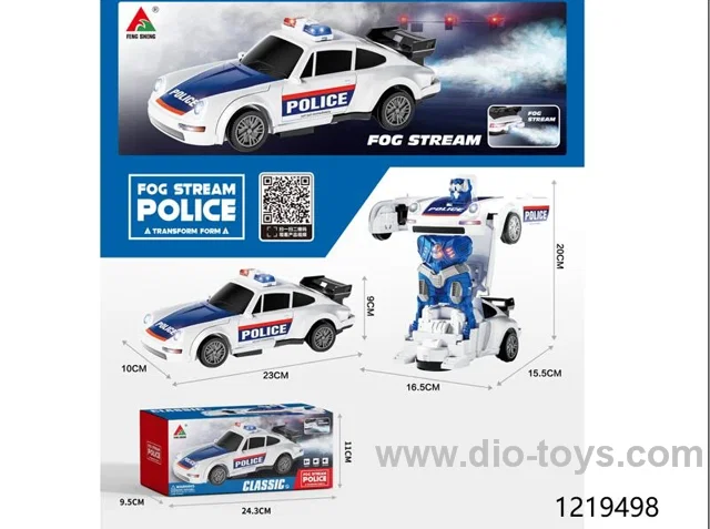 B/O deformation car with spray