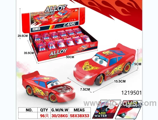 12pcs 1:28 alloy car with spray
