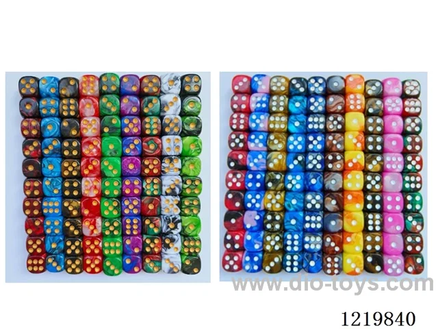 16MM Two-color Points Dice