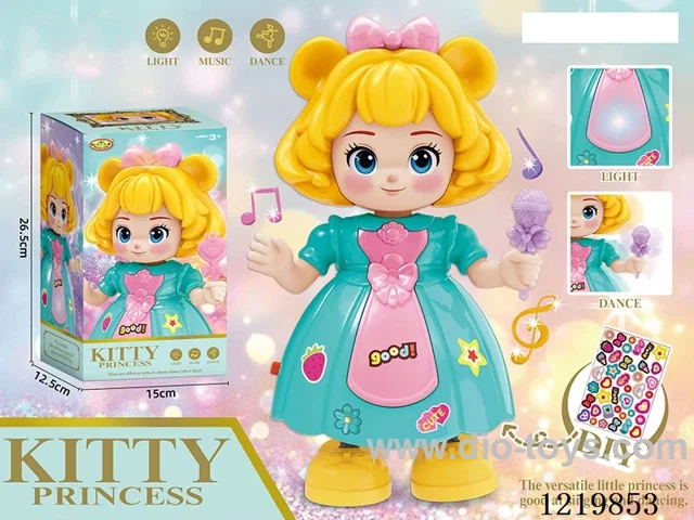 B/O dancing princess W L/M not included 3*AA