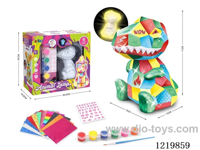 DIY graffiti night light-dinosaur (included 3*AG13)