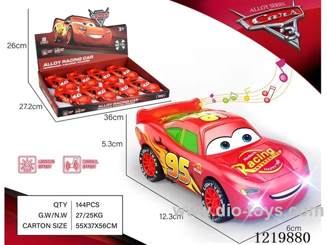 pull back alloy car 8PCS W L/M