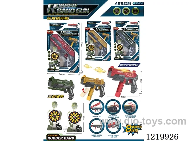 Small rubber band gun