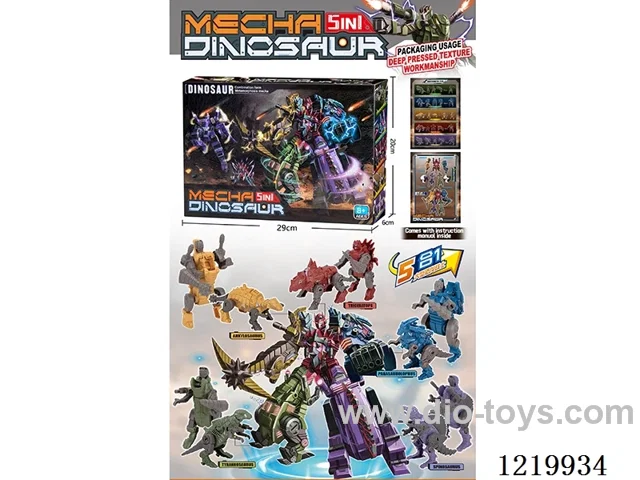 Transform 5 in 1 Dinosaur Warrior