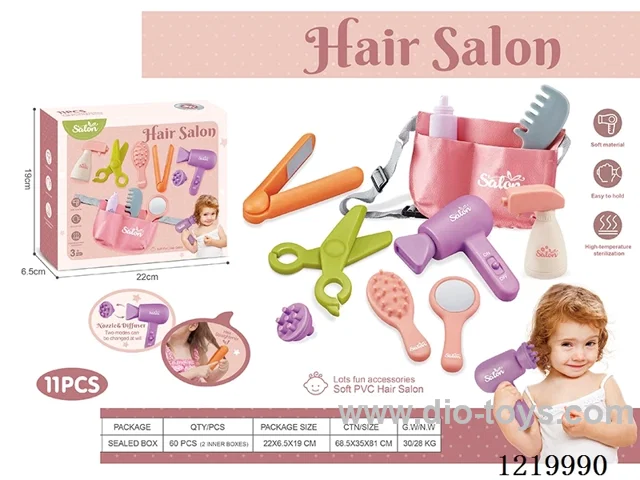 Soft Gel Play House Hairdressing Set