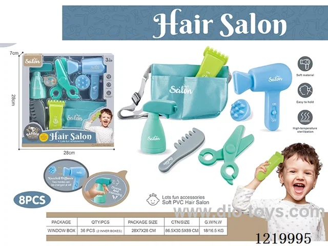 Soft Gel Play House Hairdressing Set