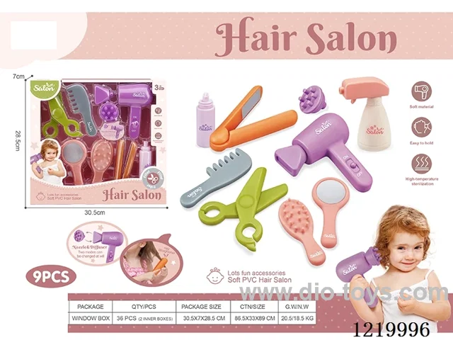 Soft Gel Play House Hairdressing Set