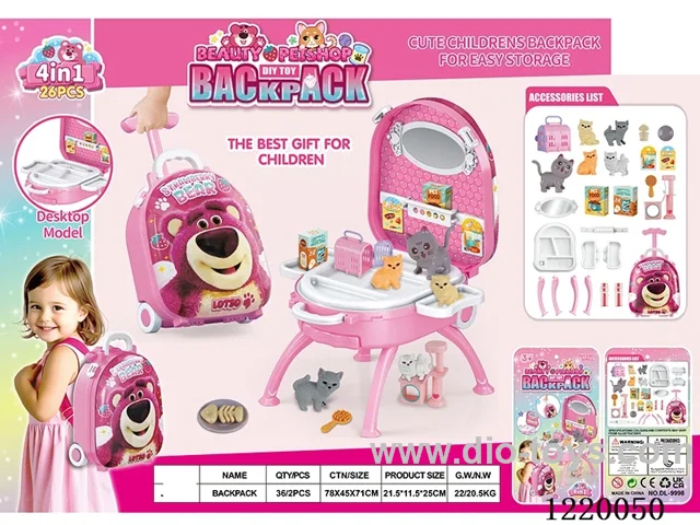 pet set 4 in 1 (Alloy Backpack)