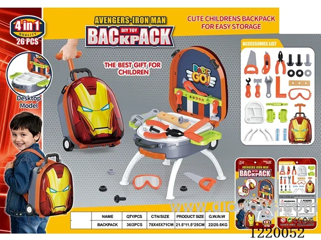 tool set 4 in 1 (Alloy Backpack)