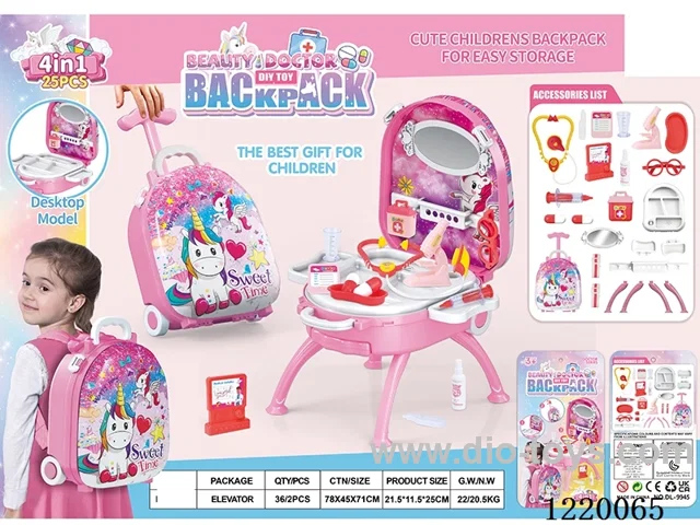doctor set 4 in 1 (Alloy Backpack)