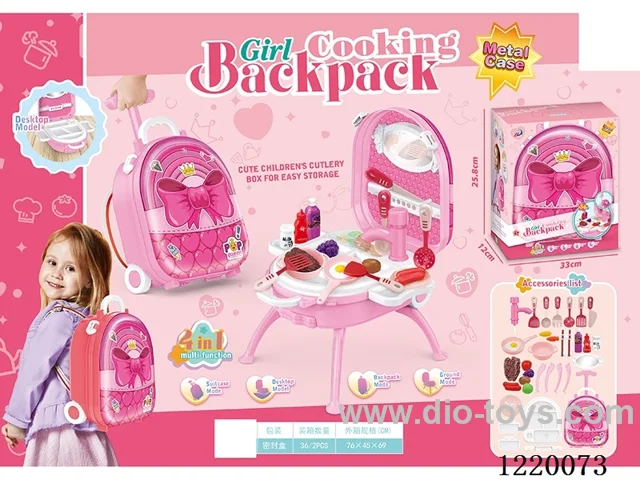 kitchen set 4 in 1 (Alloy Backpack)