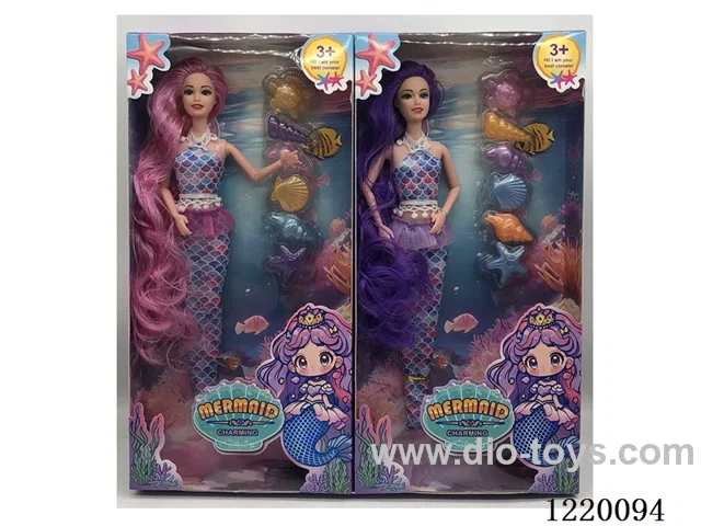 11-inch nine-jointed Mermaid Barbie