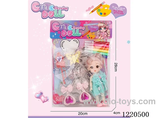 6inch Graffiti jointed/solid doll