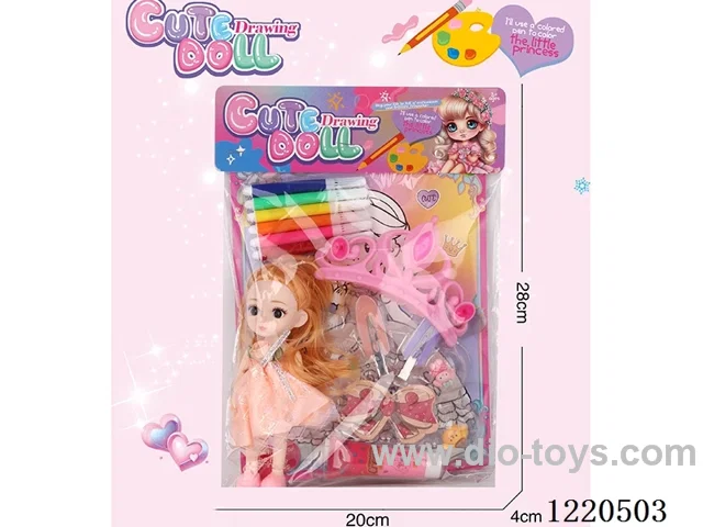6inch Graffiti jointed/solid doll