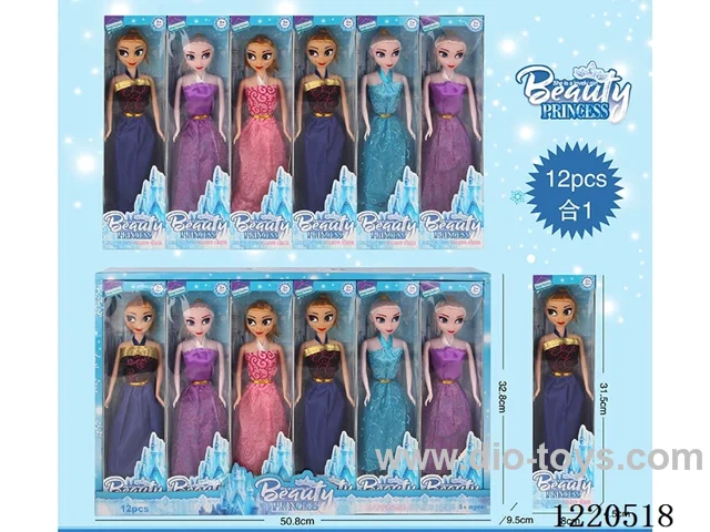 11.5 inch solid body/movable hand dolls 12PCS