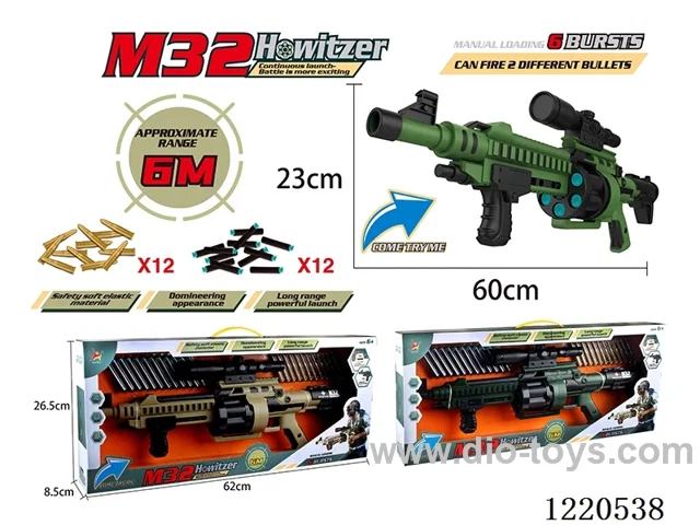 M32 Grenade Gun with two types of bullets