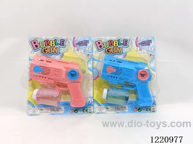 electric bubble gun with light
