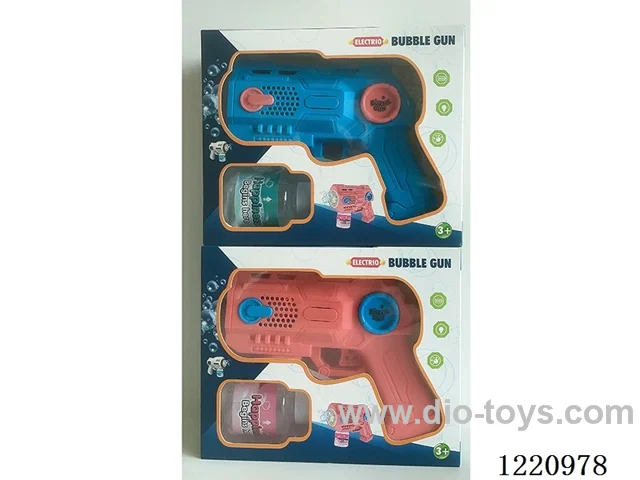 electric bubble gun with light