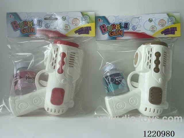 electric bubble gun with light