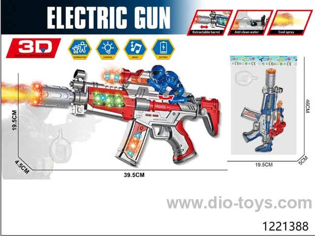 B/O GUN WITH LIGHT/MUSIC