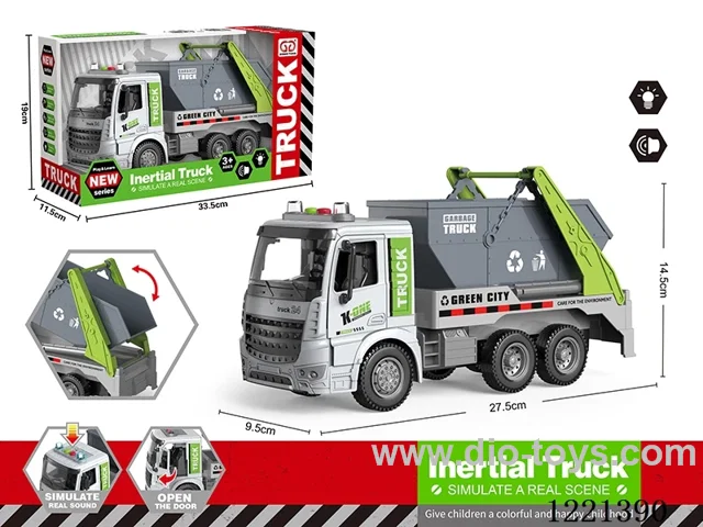 inertia/openable-door/dump truck W L/M included 3*AG13