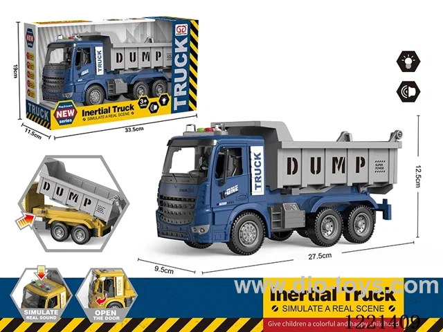 inertia/openable-door/dump truck W L/M included 3*AG13