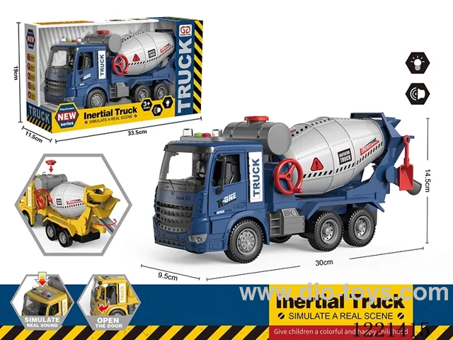 inertia/openable-door/mixer truck W L/M included 3*AG13
