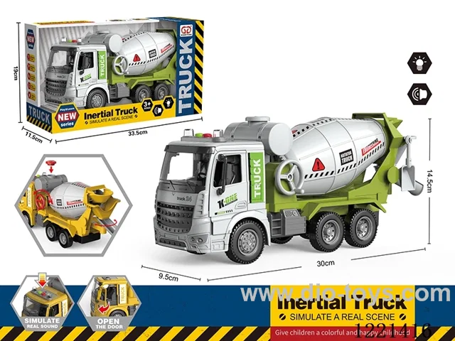 inertia/openable-door/mixer truck W L/M included 3*AG13