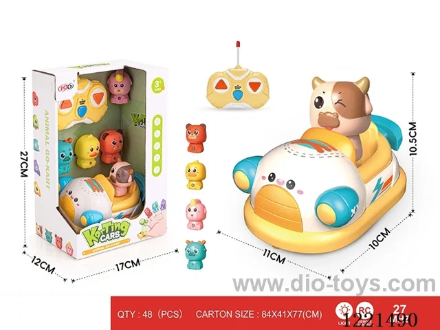 2ch rc vinyl car (changeable doll heads) with light