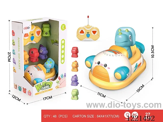 2ch rc vinyl car (changeable doll heads) with light