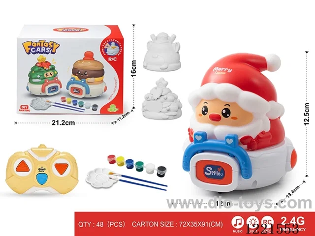 2.4G 3 styles painted 3ch rc vinyl car W L/M