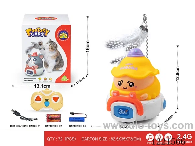2.4G 3ch rc vinyl car W L/M included battery