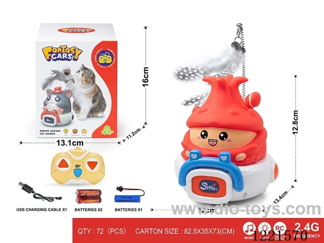 2.4G 3ch rc vinyl car W L/M included battery