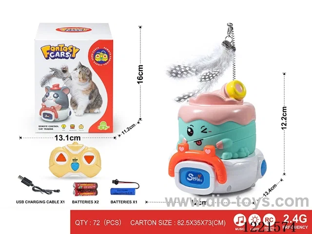 2.4G 3ch rc vinyl car W L/M included battery