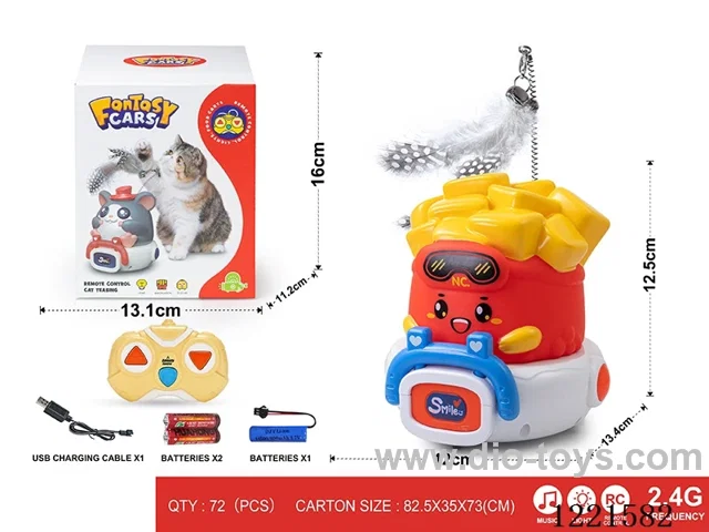2.4G 3ch rc vinyl car W L/M included battery