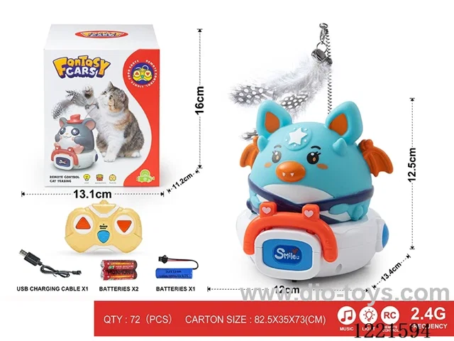 2.4G 3ch rc vinyl car W L/M included battery