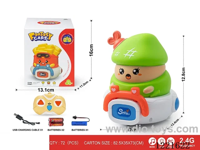 2.4G 3ch rc vinyl car W L/M included battery