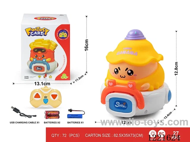27MHZ 2ch rc vinyl car W L/M included battery